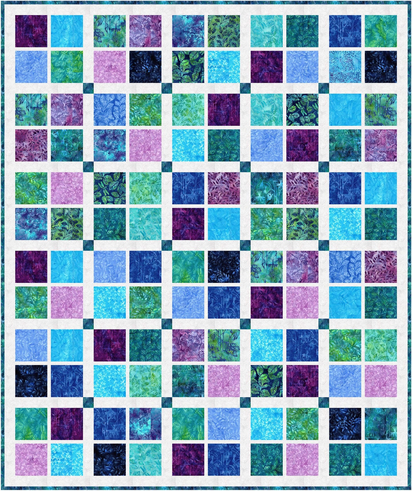 Sassy Squares Quilt Pattern - Printed Version