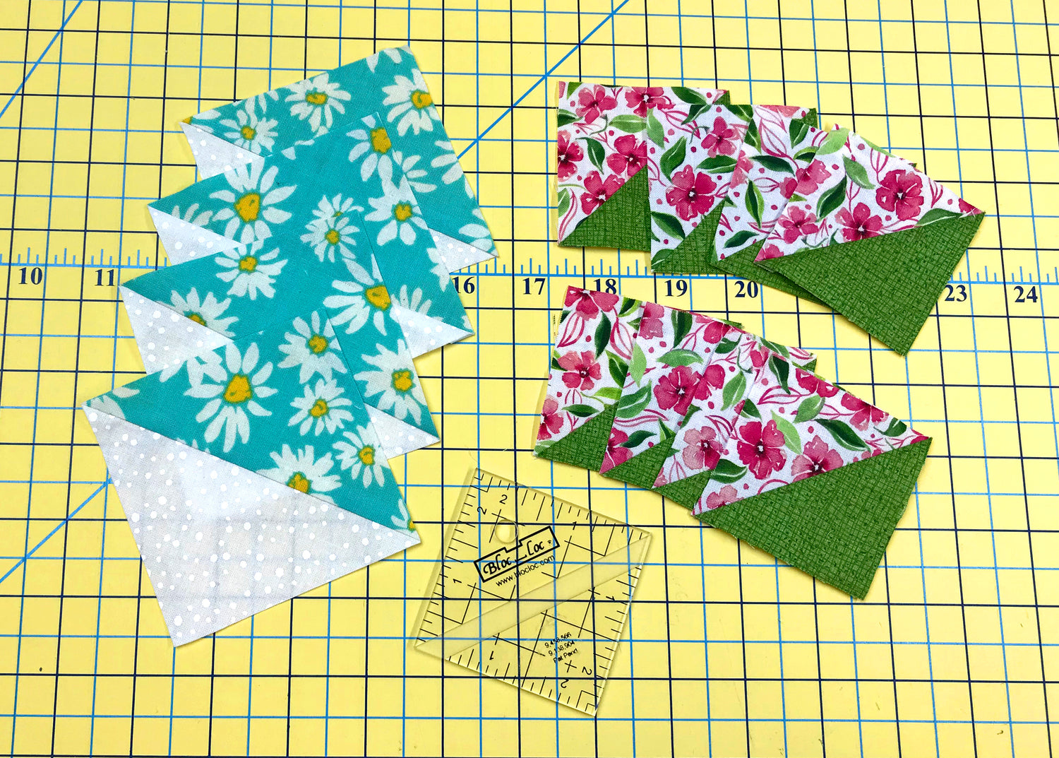 Half Square Triangles for Quilting Blocks