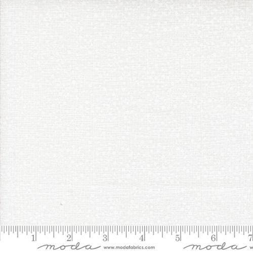 Dotty Thatched Blizzard Fabric - 34" REMNANT CUT - Moda 48715-150, White Blender Fabric, Neutral Blender Fabric, White Tonal Fabric