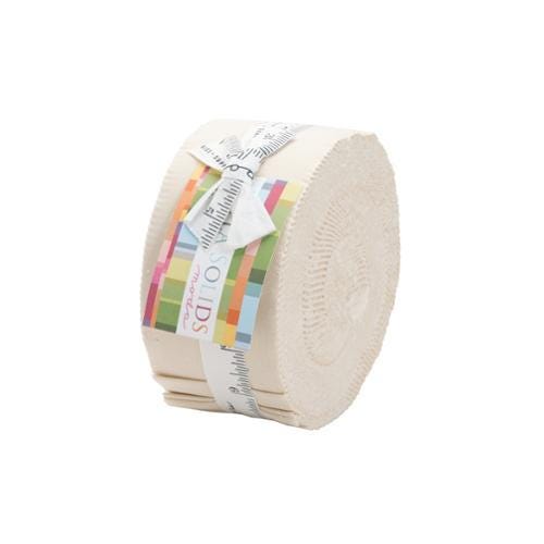Bella Solids Natural Jelly Roll - Moda 9900JR-12