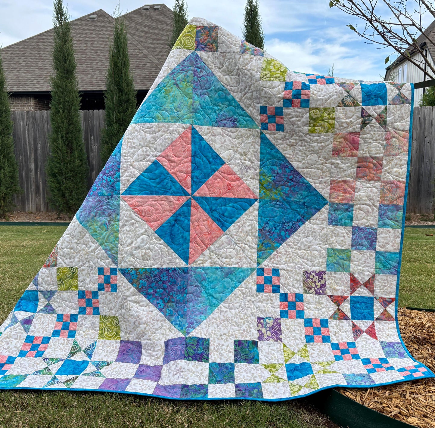 Diamonds in the Rough Quilt Pattern Printed Version - Cuddle Cat Quiltworks CCQ092, Modern Sampler Quilt Pattern, Scrappy Quilt Pattern