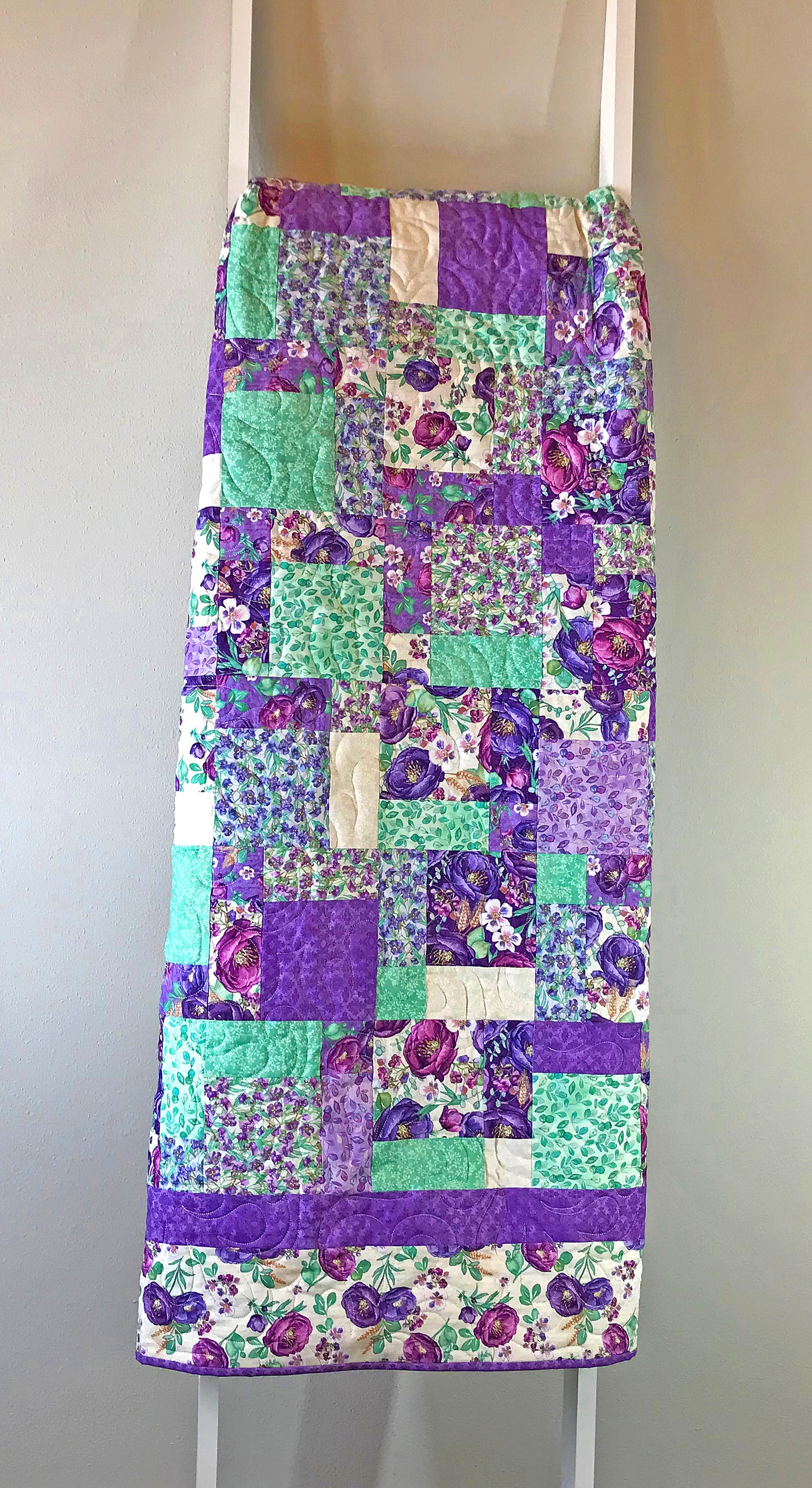 Charming Four Patch Quilt Pattern for Charm Squares - Digital Quilt Pattern - Handmade Quilts, Digital Patterns, and Home Décor items online - Cuddle Cat Quiltworks