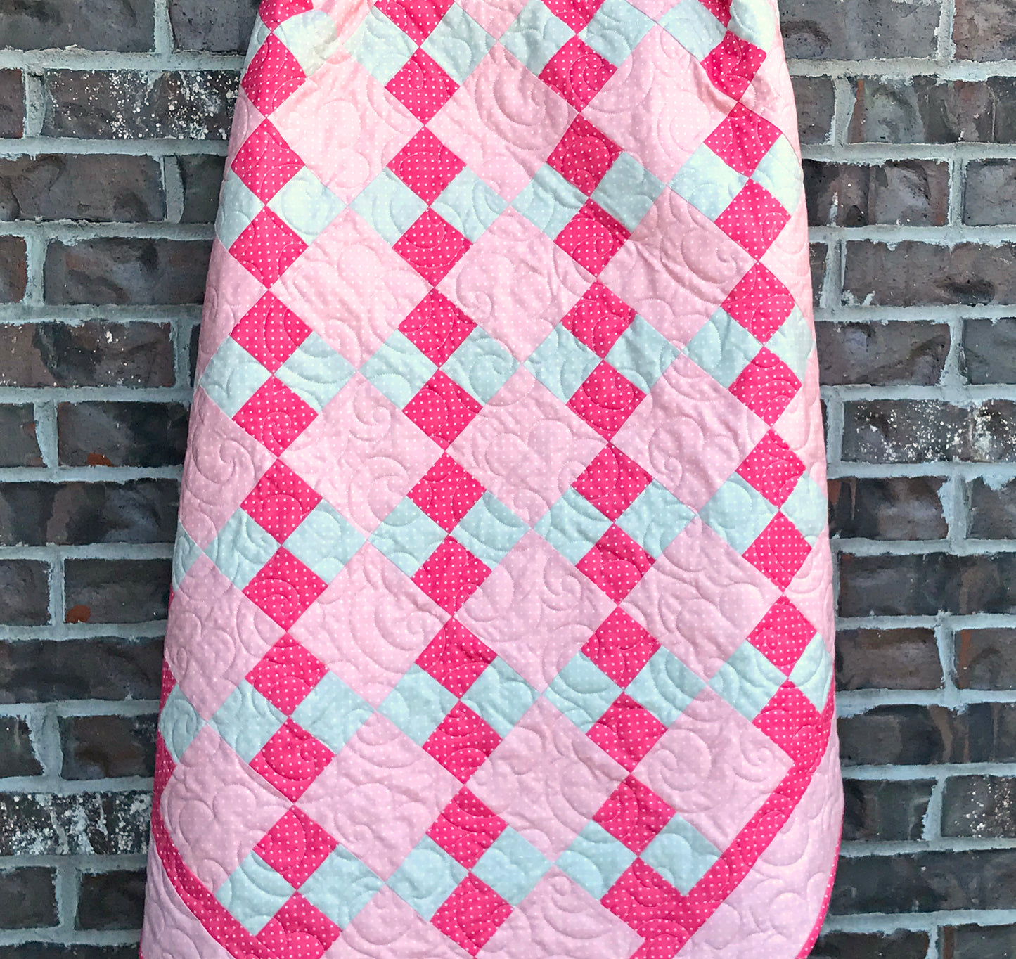 Stacking Blocks Double Four Patch Quilt Pattern with Four Size Options - Digital Quilt Pattern - Handmade Quilts, Digital Patterns, and Home Décor items online - Cuddle Cat Quiltworks