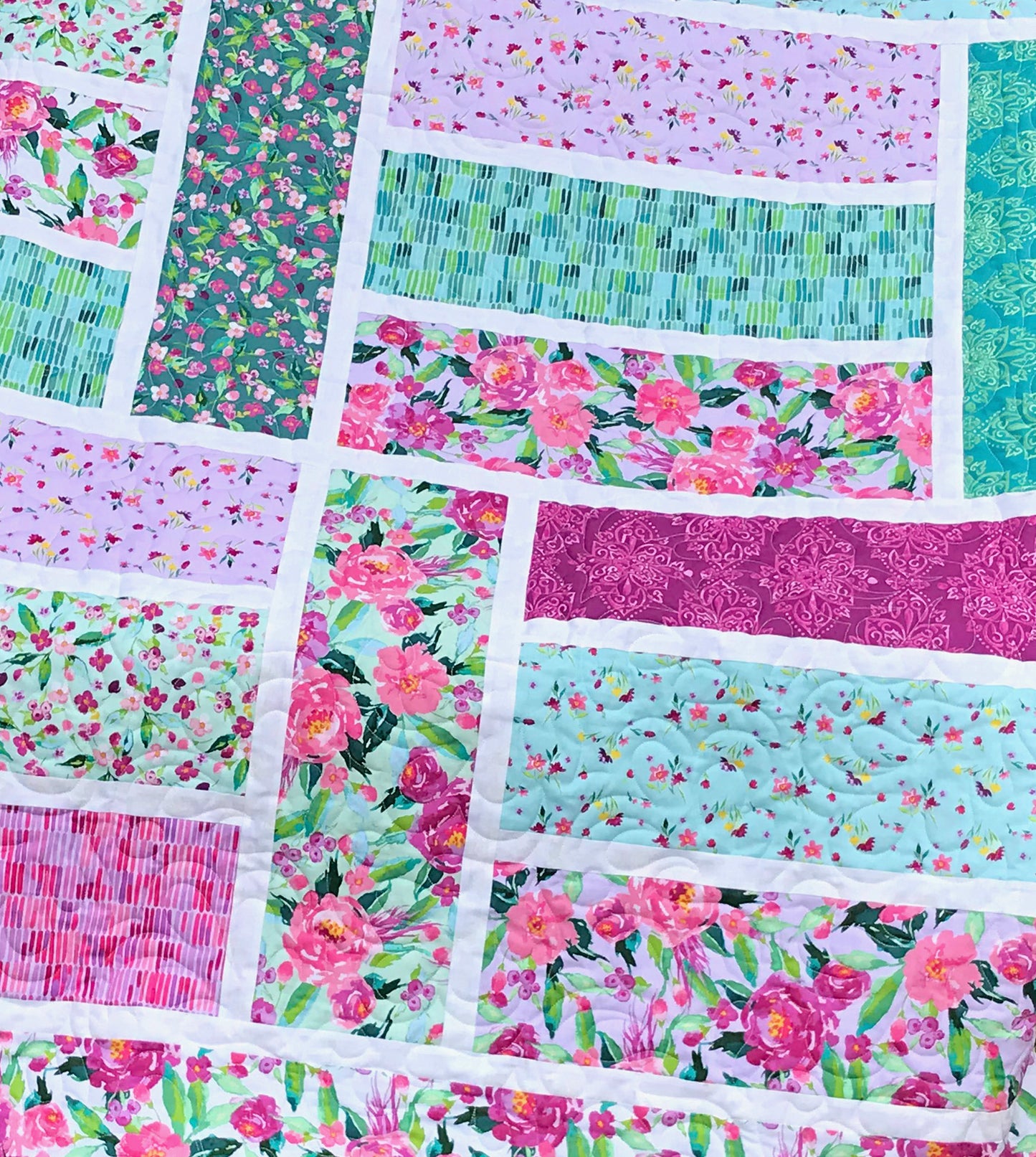The Big Easy Quilt Pattern - Digital Quilt Pattern - Handmade Quilts, Digital Patterns, and Home Décor items online - Cuddle Cat Quiltworks