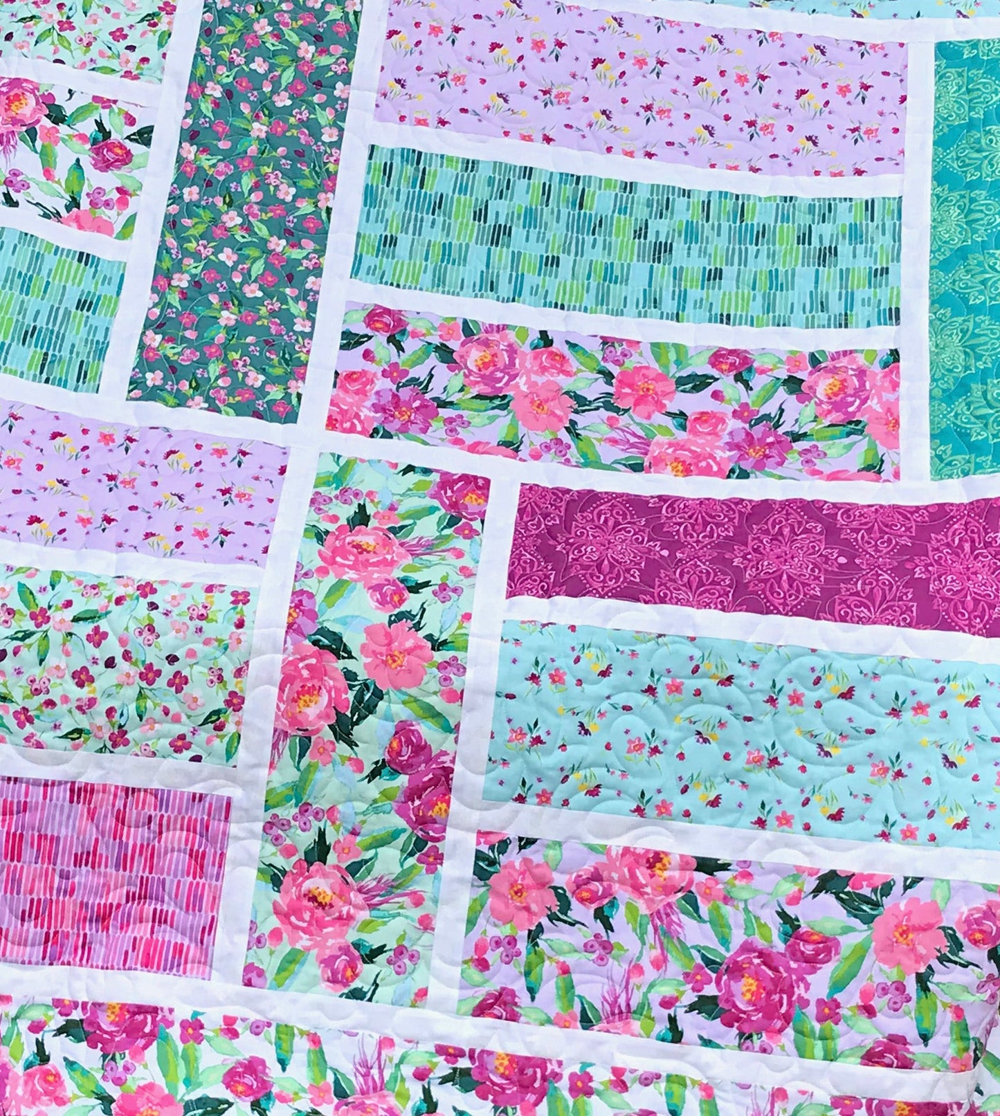 The Big Easy Quilt Pattern - Digital Quilt Pattern - Handmade Quilts, Digital Patterns, and Home Décor items online - Cuddle Cat Quiltworks