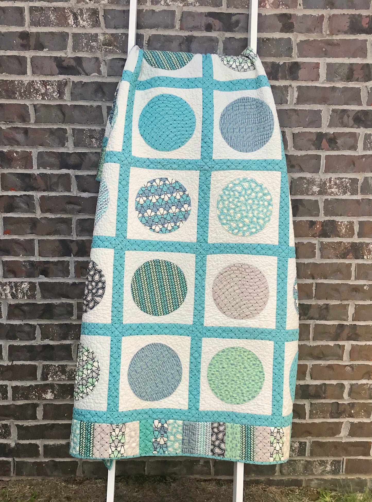 Circle Time Applique Quilt Pattern - Digital Quilt Pattern - Handmade Quilts, Digital Patterns, and Home Décor items online - Cuddle Cat Quiltworks