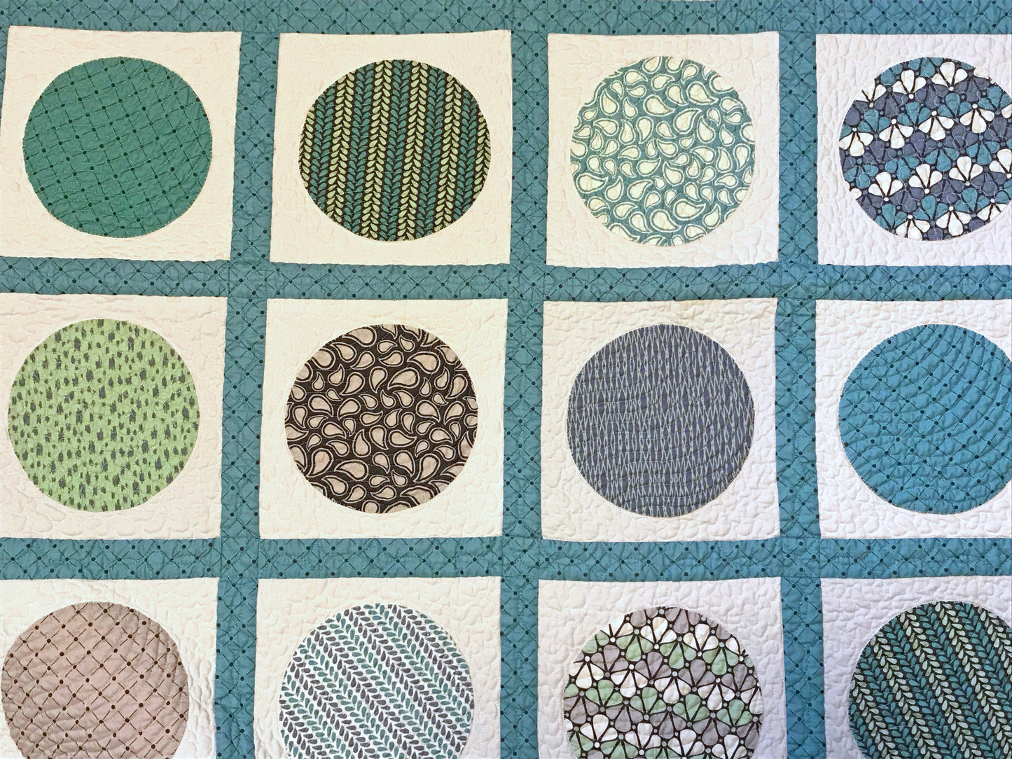 Circle Time Applique Quilt Pattern - Digital Quilt Pattern - Handmade Quilts, Digital Patterns, and Home Décor items online - Cuddle Cat Quiltworks