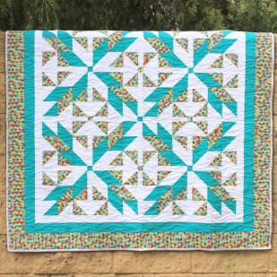 Stellar Splendor Quilt Pattern - Cozy Quilt Designs, Jelly Roll Quilt Pattern - Modern Star Quilt Pattern - Strip Tube Ruler Pattern