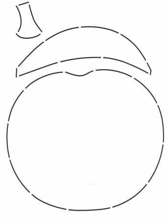 Pumpkin Stencil - Laundry Basket Quilts LBQ-0585-T, Large Pumpkin Stencil
