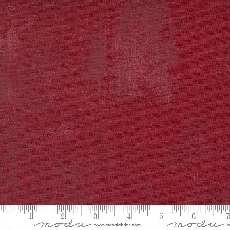 Grunge Candy Cane Red Fabric Moda Fabrics 30150-574, Red Blender Fabric, Christmas Blender Fabric, By the Yard
