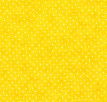 Moda Essential Dots Sunshine Yellow Fabric 8654-37, Yellow and White Blender Fabric, Yellow Polka Dot Fabric, By the Yard