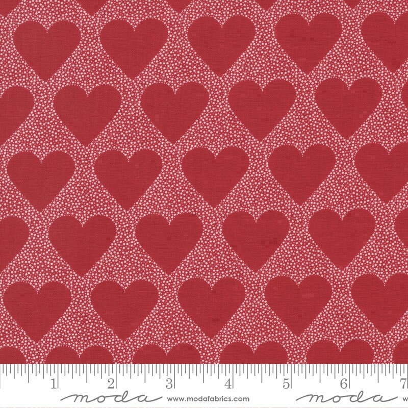 XOXO Charm Pack - Moda 24140PP, 42 5" Squares, Valentine's Day Charm Pack, Valentine Themed Charm Pack, Valentine's Fabric