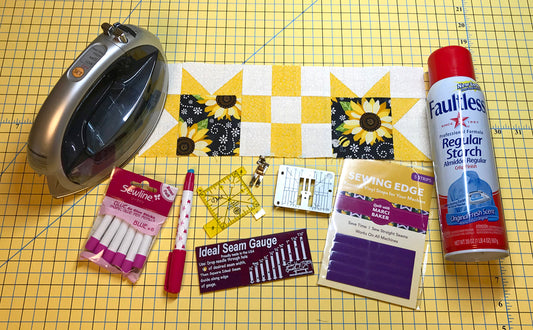 Tools for perfect quilt piecing