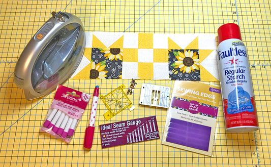 Tools for perfect quilt piecing