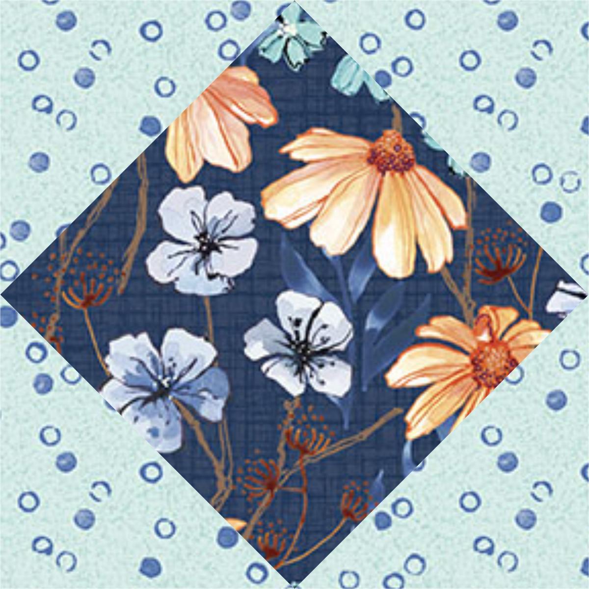 Diamond Drop Quilt Pattern Printed Version