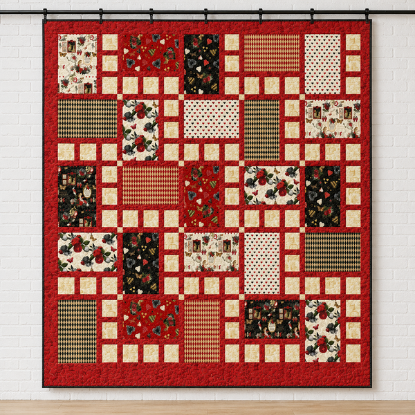 Four Squared Quilt Pattern Digital Version