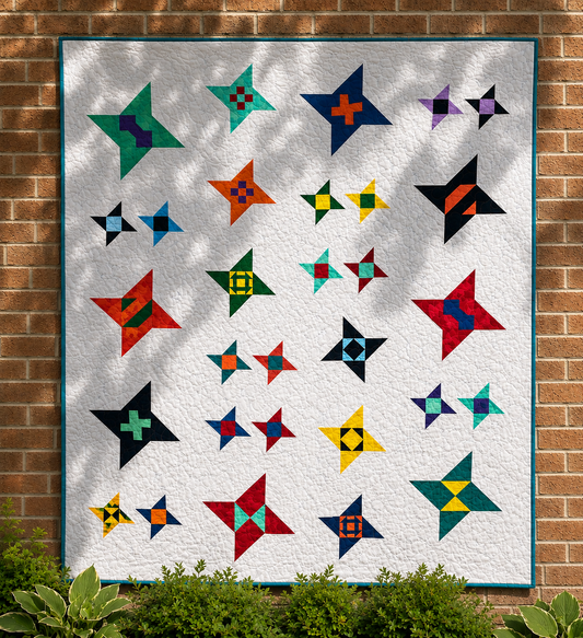 Star Gazing Sampler Quilt Pattern - Printed Version