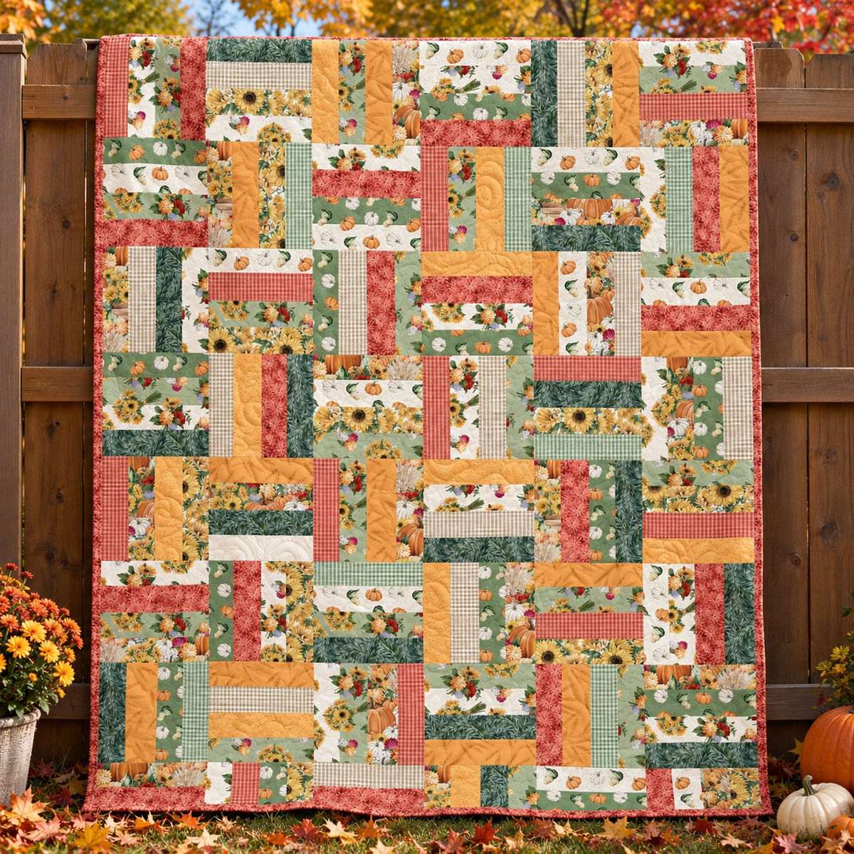 Basketweave Quilt Pattern - Digital Version