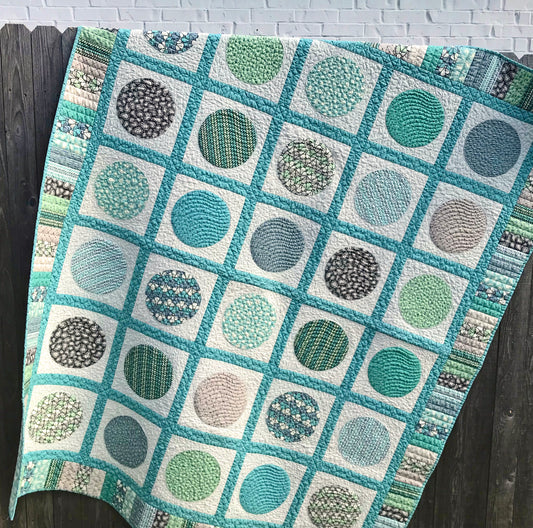 Circle Time Applique Quilt Pattern - Printed Version