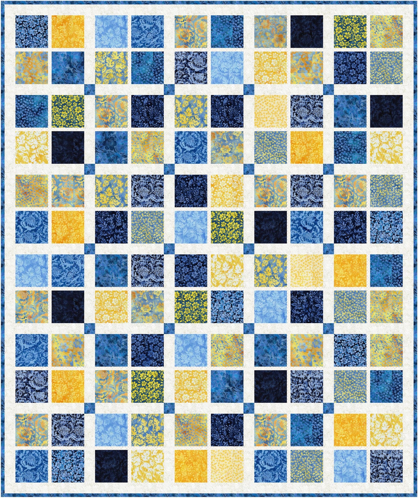 Sassy Squares Quilt Pattern - Printed Version