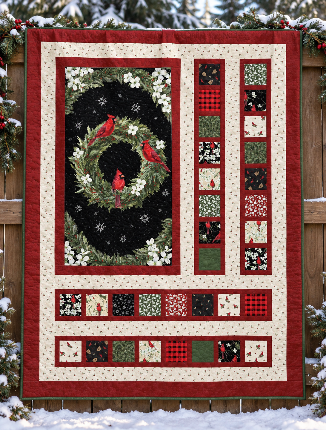Perfectly Framed Panel Quilt Pattern - Digital Version
