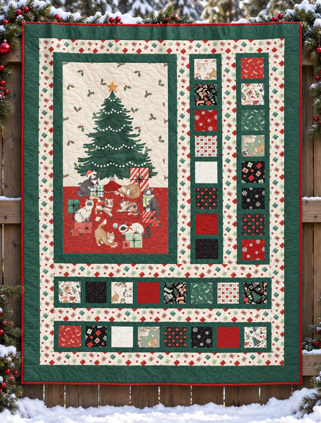 Perfectly Framed Panel Quilt Pattern - Digital Version