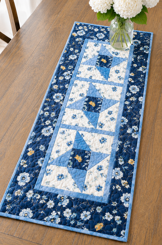 Friendship Star Table Runner Pattern - Printed Version