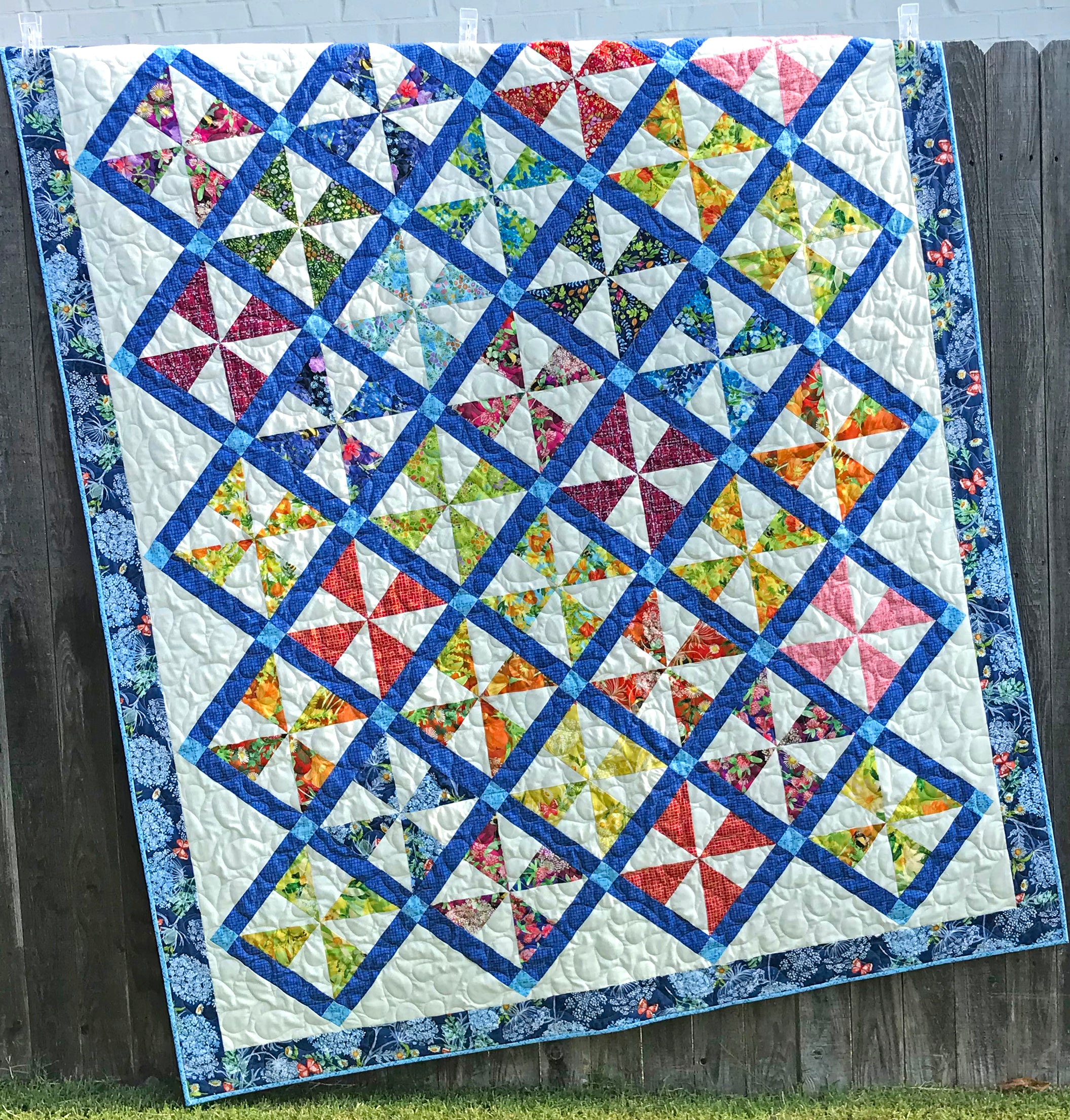 Pinwheel Parade Quilt Pattern - Digital Version – Cuddle Cat Quiltworks