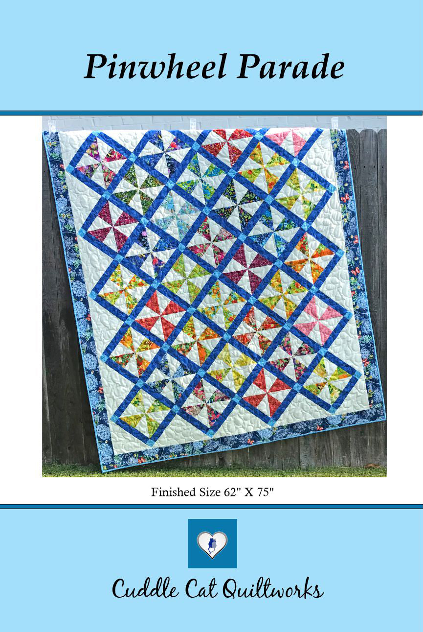Front cover of Pinwheel Parade quilt pattern