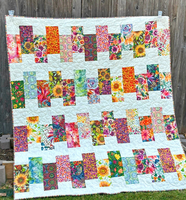Steppin' Up Quilt Pattern - Printed Version