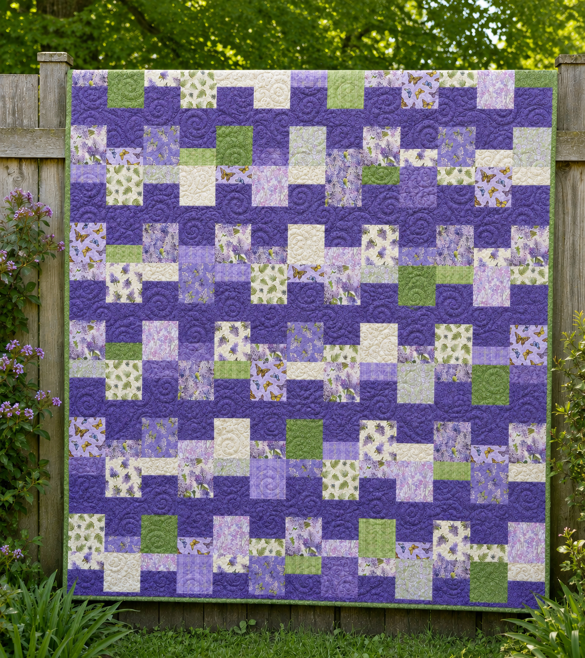 Stair Steppin' Quilt Pattern in Four Size Options - Digital Version