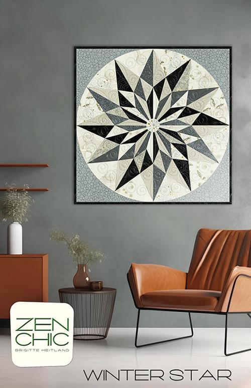 Winter Star Quilt Pattern - Zen Chic WSQP