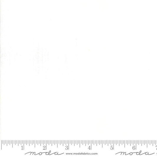 Grunge White Paper Fabric - 25" REMNANT CUT - Moda 30150-101, White Blender Fabric - White Tonal Fabric - Moda Grunge White