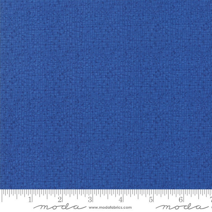 Thatched Royal Blue Fabric Moda 48626-96