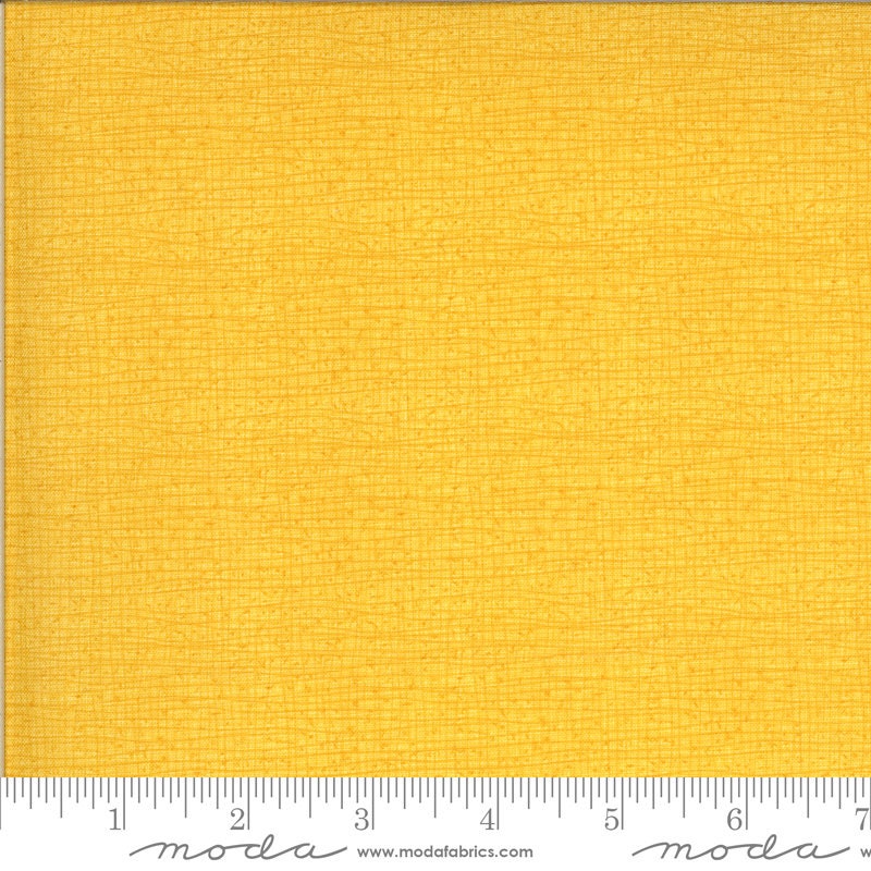 Thatched Buttercup Yellow Fabric Moda 48626-133