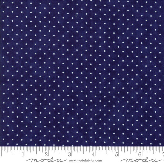 Moda Essential Dots Liberty Blue Fabric 8654 39