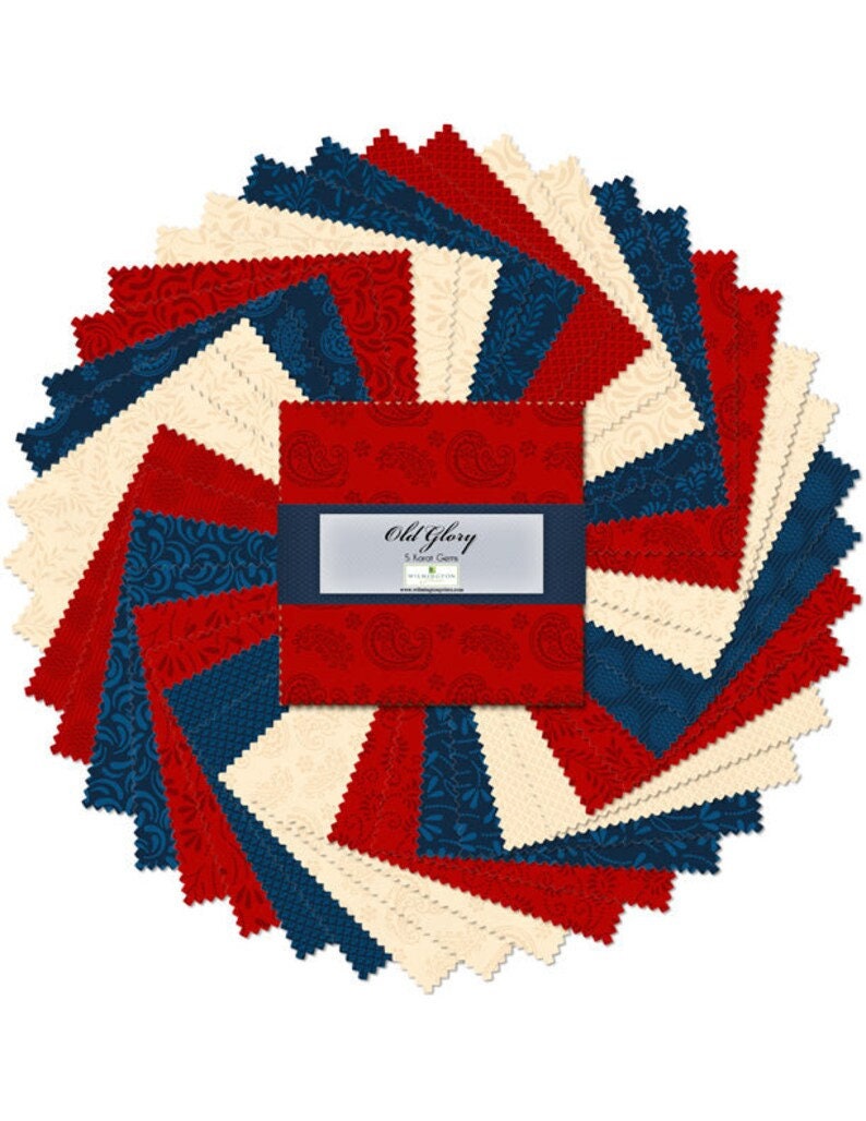 Old Glory 5 Karat Gems Charm Pack - Wilmington Essential Gems 507-46-507