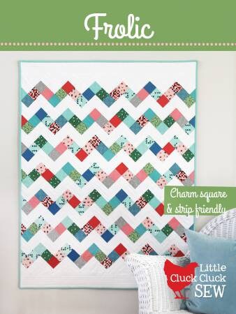 Frolic Quilt Pattern - Cluck Cluck Sew CCS154, Charm Square and Strip Friendly Quilt Pattern