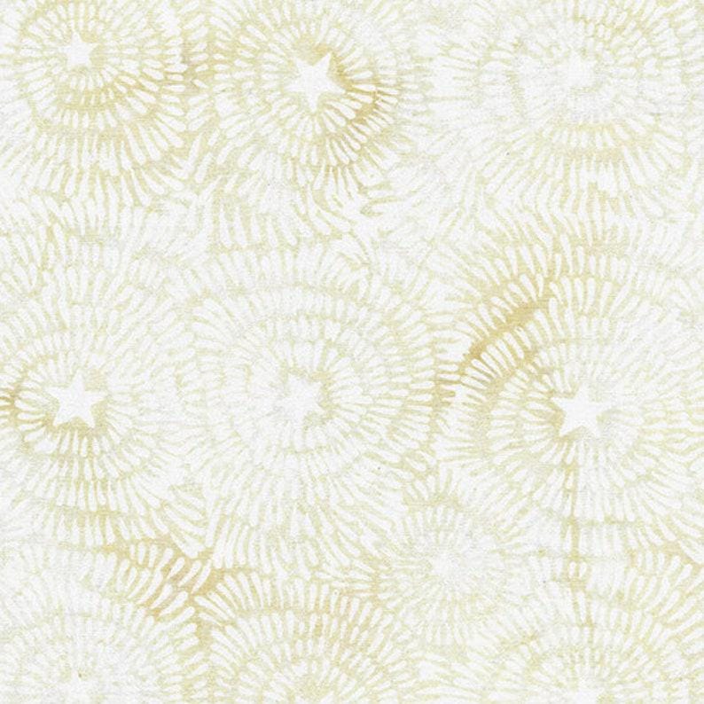 Island Batik Freedom Lights Strip Pack - 40 2 1/2" Pre Cut Fabric Strips, Cream Neutral Batik Fabric Strips, Cream Batik Jelly Roll