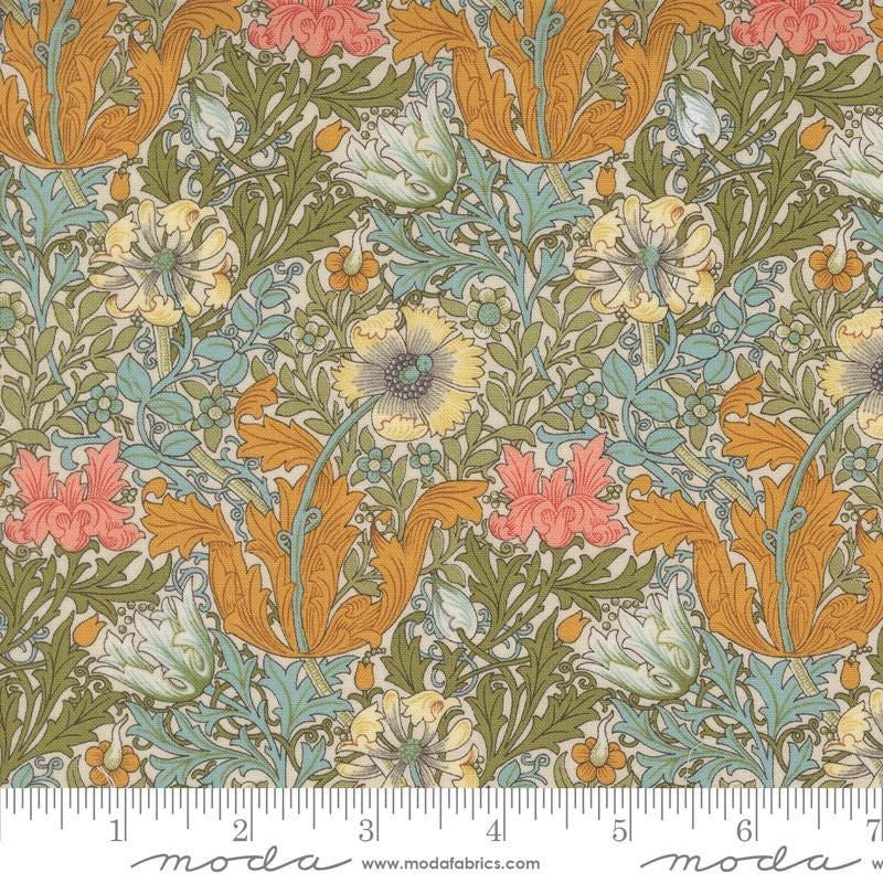 Morris Manor Best of Morris Charm Pack - Moda 8390PP, 42 - 5" Fabric Squares, William Morris Reproduction Fabric by Barbara Brackman