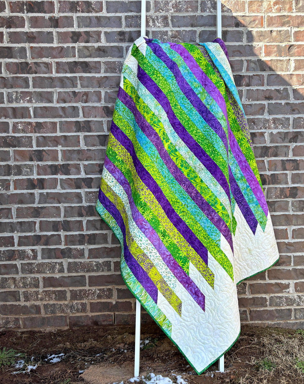 Ribbons Strip Quilt Pattern - Digital Version – Cuddle Cat Quiltworks