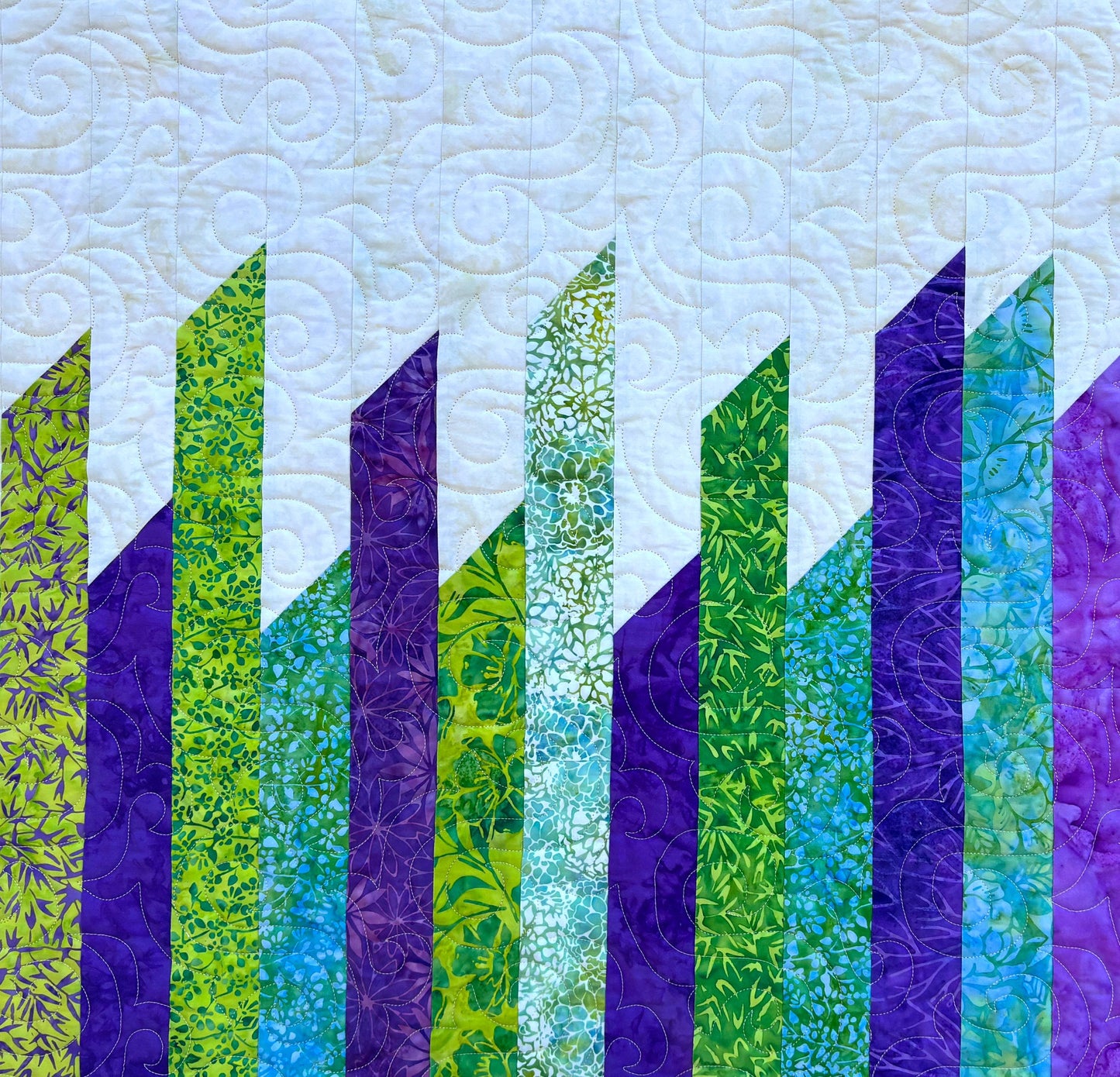 Ribbons Quilt Pattern PDF Version, Cuddle Cat Quiltworks CCQ089, Strip Pack Quilt Pattern, Easy Jelly Roll Quilt Pattern