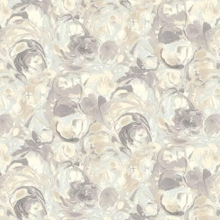 118" First Light Paint Swirls Vortex Wide Quilt Backing Fabric - 40" REMNANT CUT - Henry Glass 1818-94, Tan Gray Taupe Wide Backing