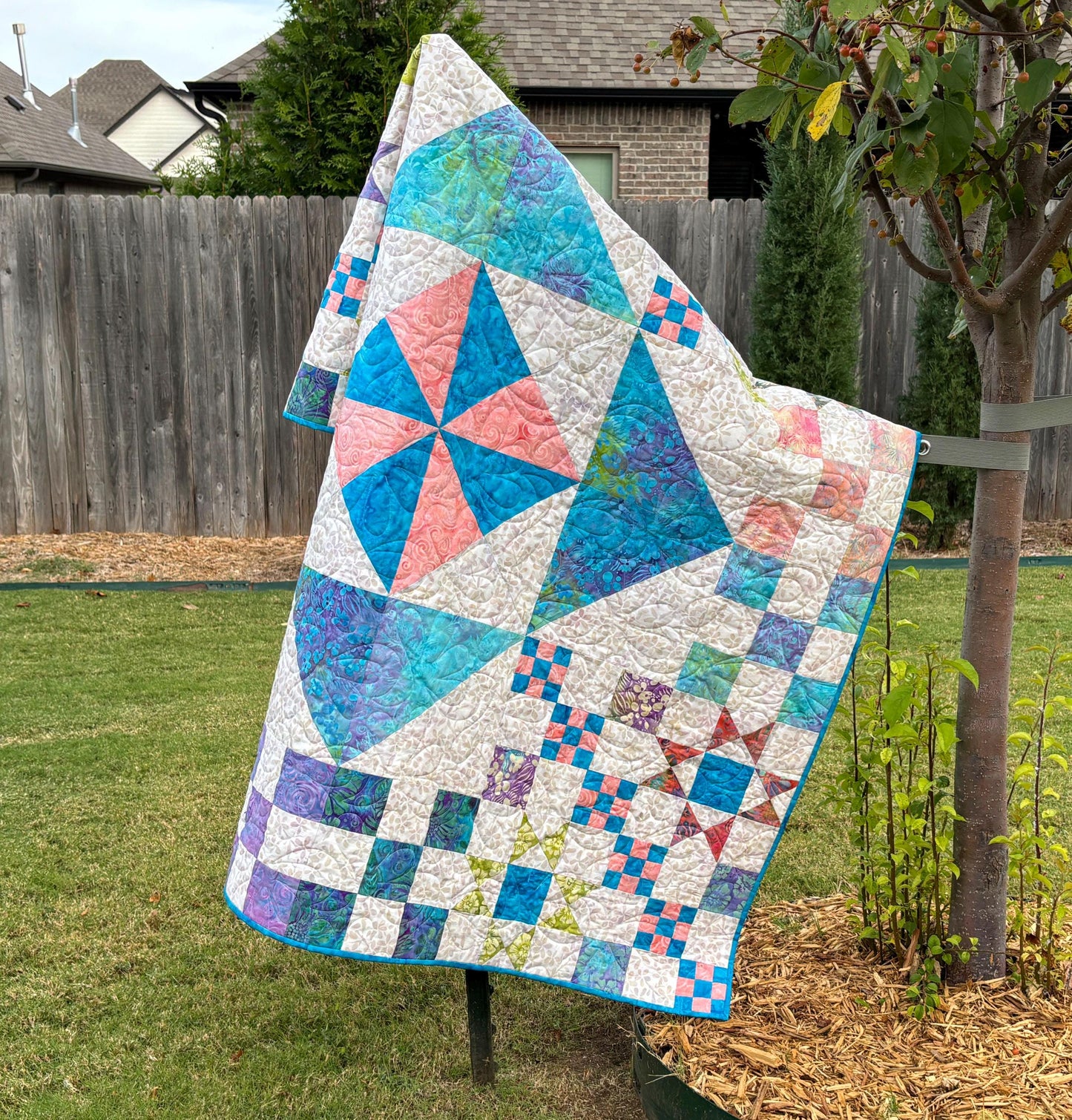 Diamonds in the Rough Quilt Pattern Printed Version - Cuddle Cat Quiltworks CCQ092, Modern Sampler Quilt Pattern, Scrappy Quilt Pattern
