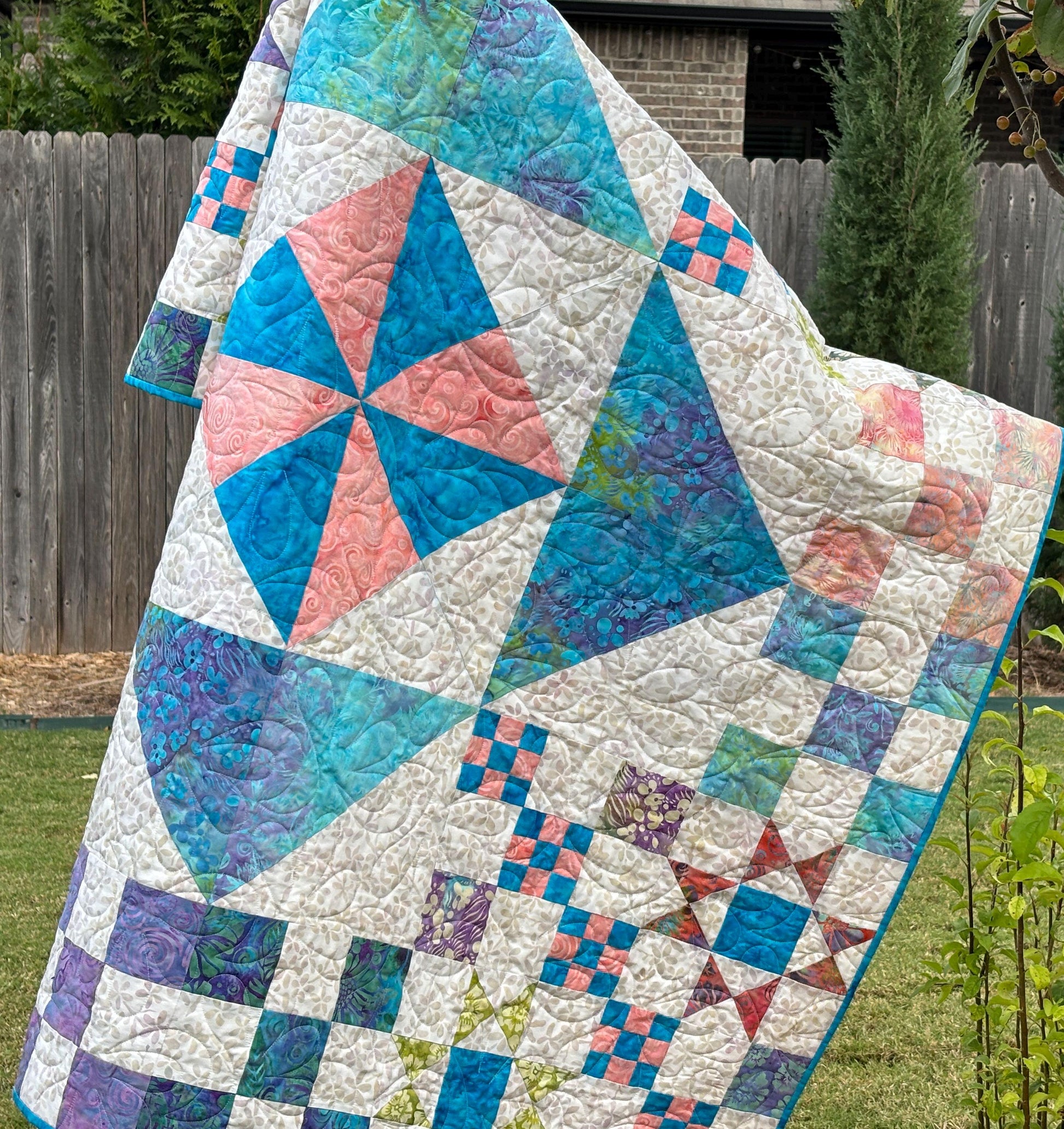 Diamonds in the Rough Quilt Pattern PDF Version - Cuddle Cat Quiltworks CCQ092, Modern Sampler Quilt Pattern, Scrappy Quilt Pattern