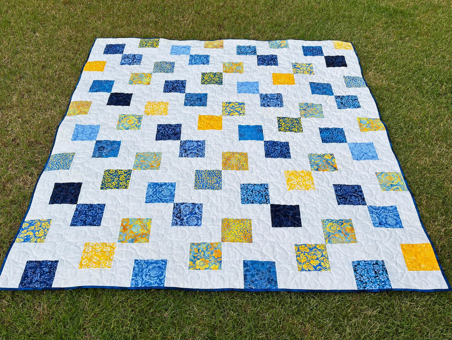 Double the Charm Quilt Pattern Printed Version, Cuddle Cat Quiltworks CCQ084, Modern Quilt Pattern for Charm Squares