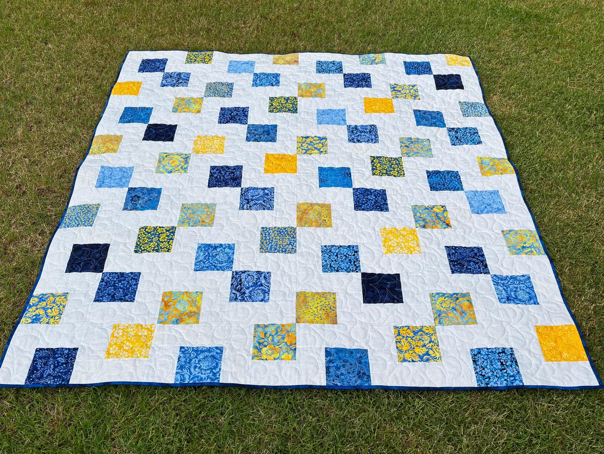 Double the Charm Quilt Pattern Printed Version, Cuddle Cat Quiltworks CCQ084, Modern Quilt Pattern for Charm Squares