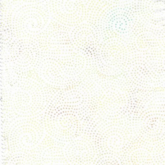 Island Batik Neutrals Egg White Batik Fabric, Neutral Cream Dotted Batik Fabric, Off White Batik Blender Fabric, By the Yard