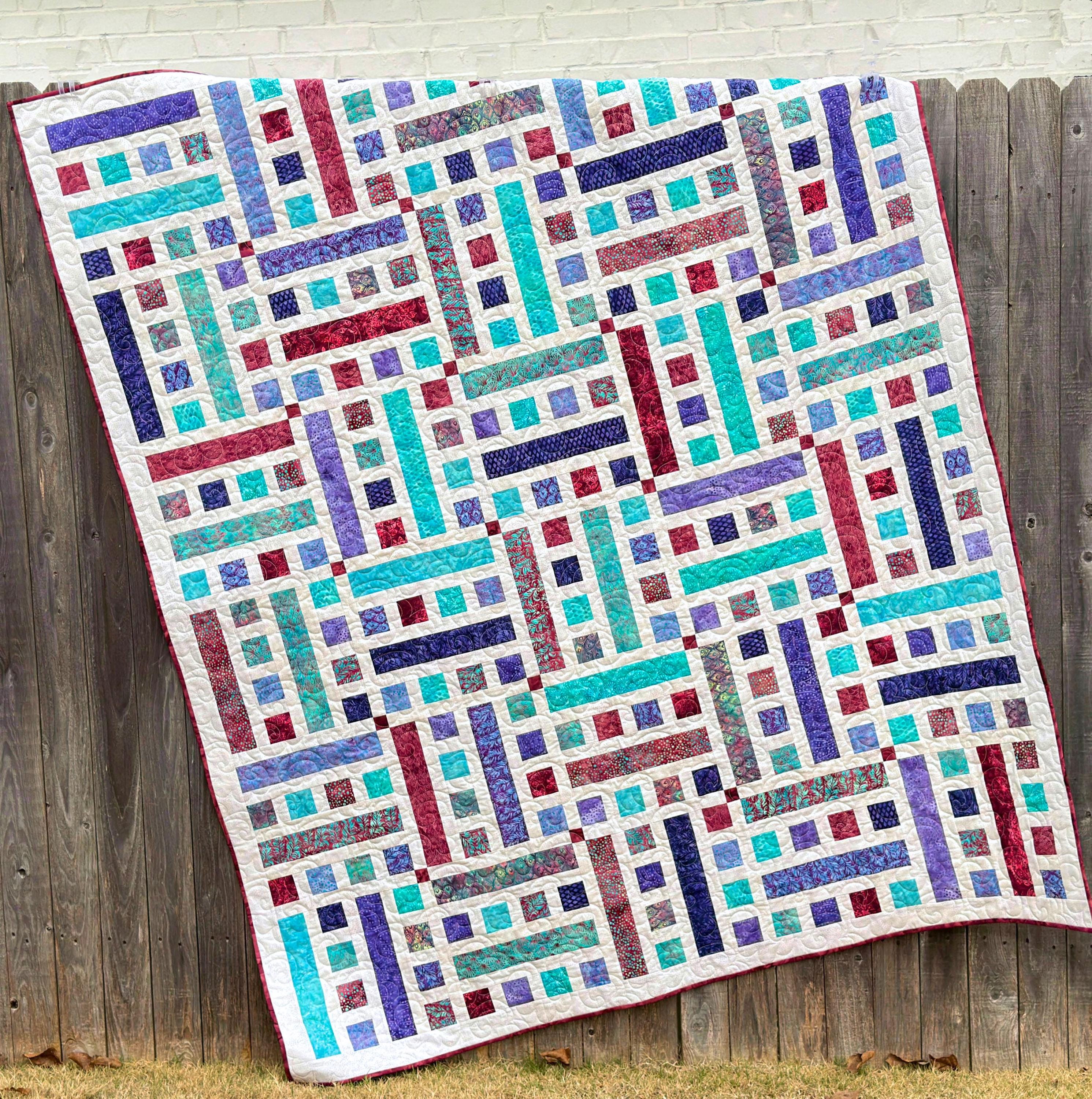 Chutes & Ladders Strip Quilt Pattern Digital Version – Cuddle Cat ...