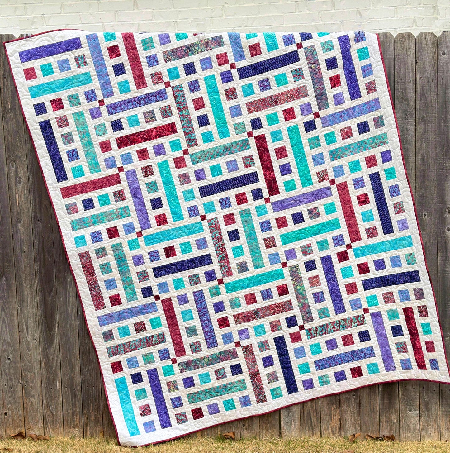 Chutes & Ladders Strip Quilt Pattern PDF Version, Cuddle Cat Quiltworks CCQ095, Strip Pack Quilt Pattern, Easy Jelly Roll Quilt Pattern